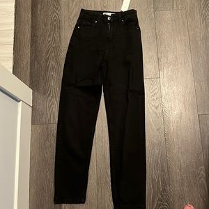 Zara plain black jeans
